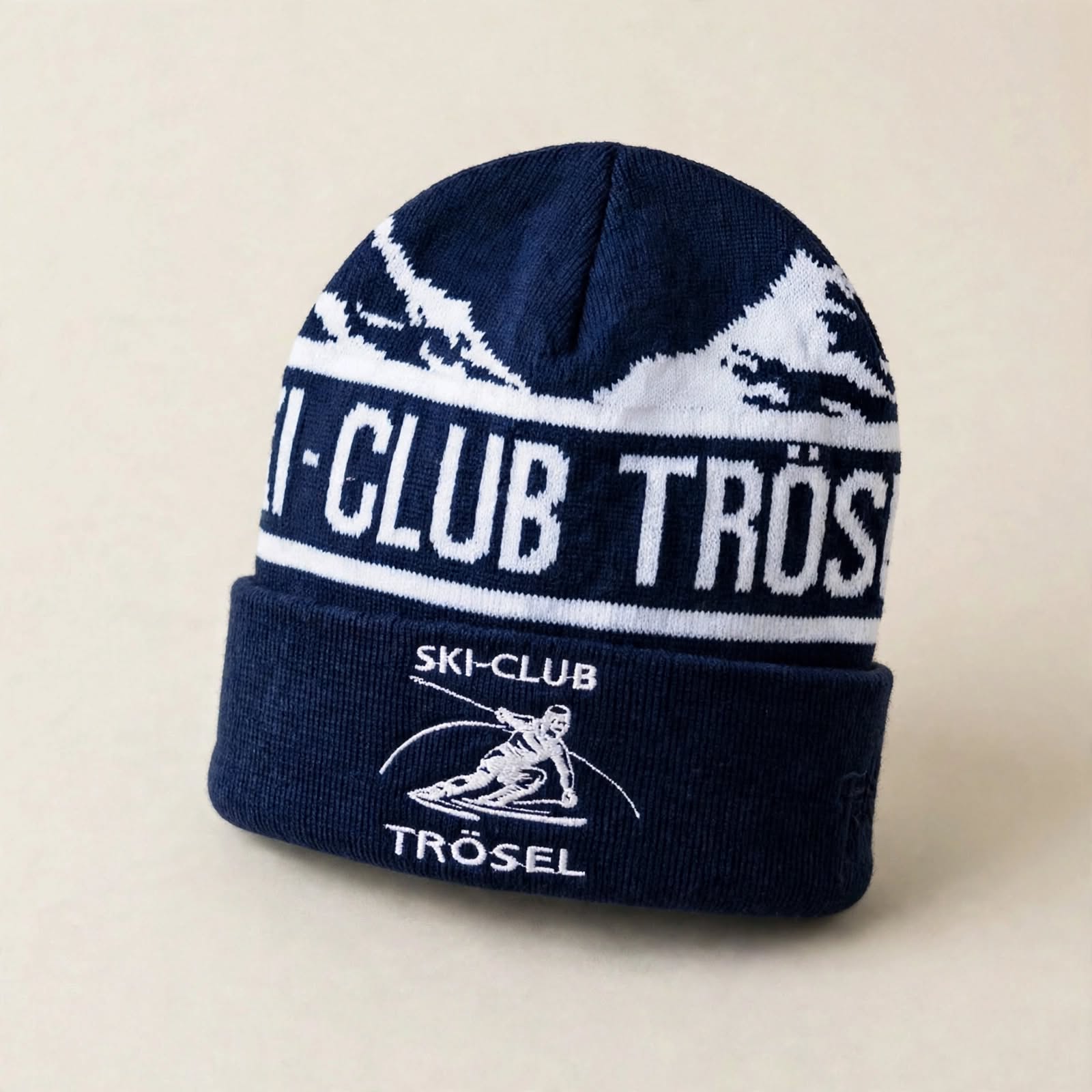 Lacivert Ski-Club Trösel jakarlı beresi