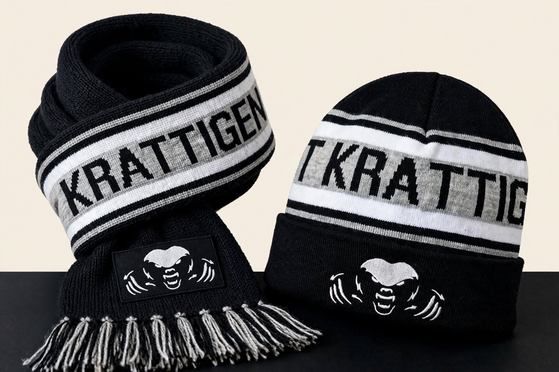 Krattigen bere ve atkı seti
