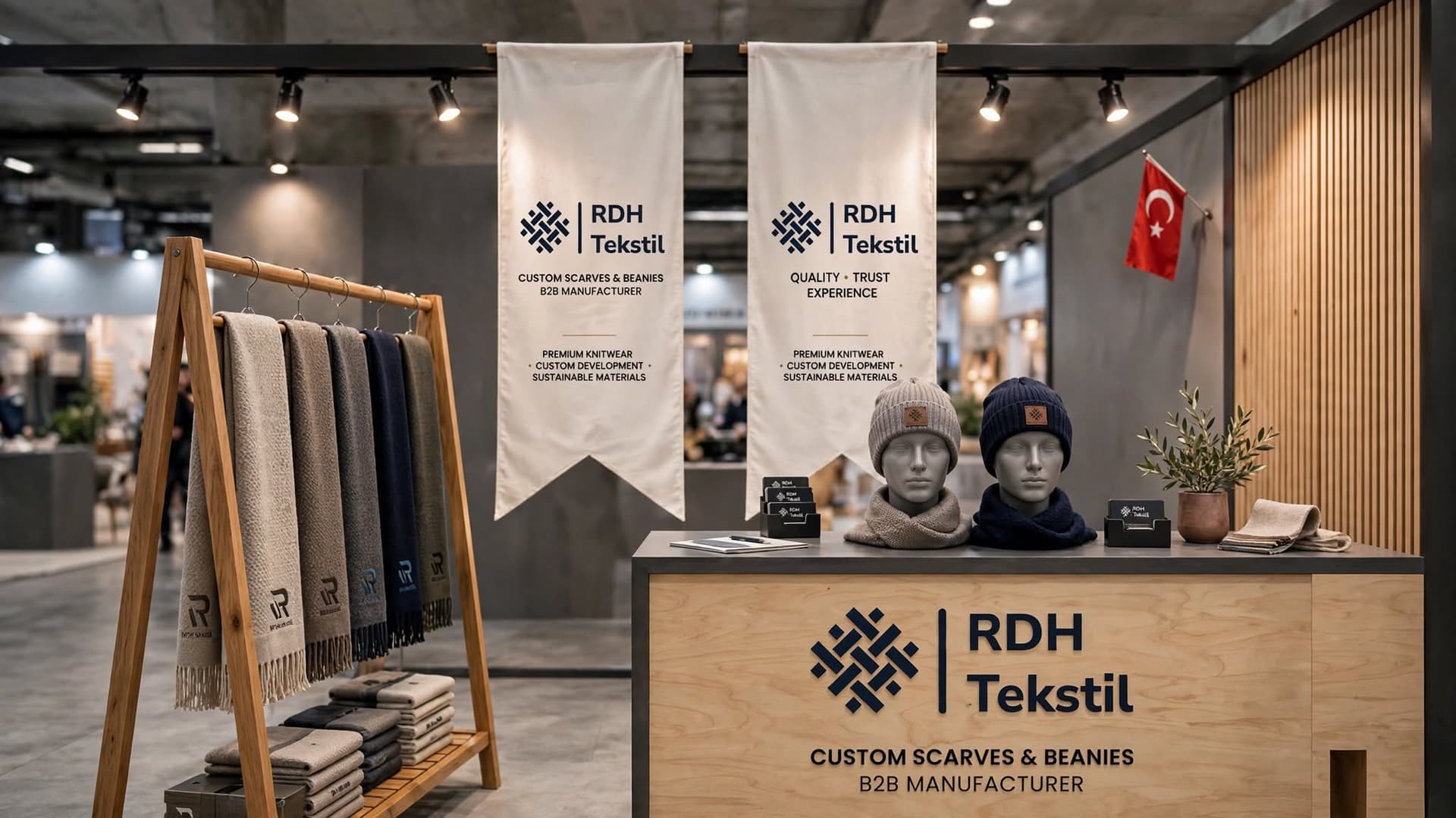 RDH Tekstil atkı koleksiyonu ve bereler